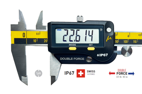 MICROTECH 141079122 Micron Bi-Force Digital Caliper IP67, 0-150mm, 0.001mm